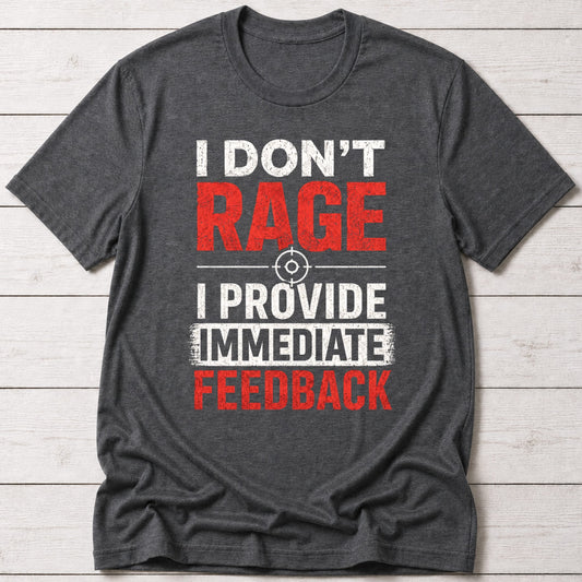 T-Shirt Dark Grey Heather / S Rage Free T-shirt