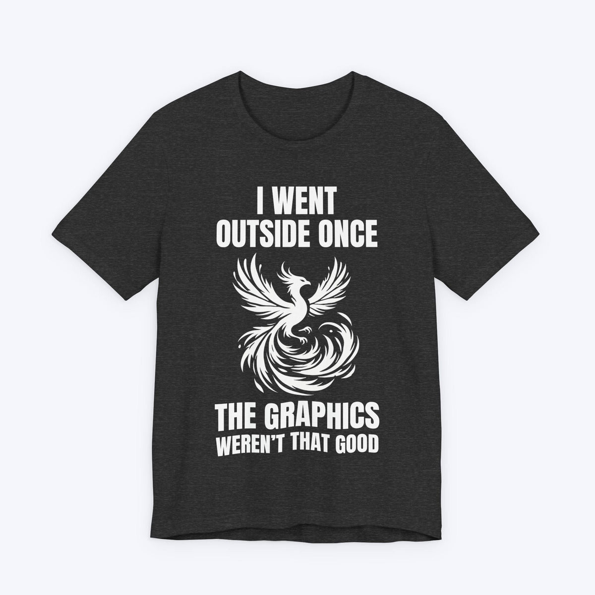 T-Shirt Dark Grey Heather / S Respawn Indoors for Better Vibes T-shirt