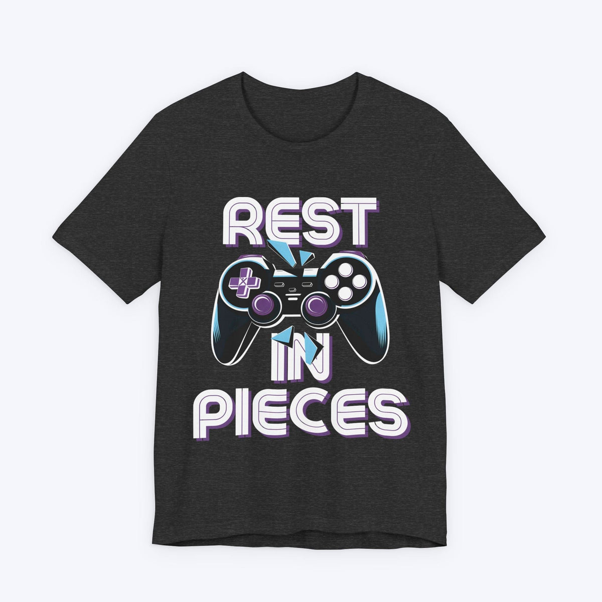 T-Shirt Dark Grey Heather / S Rest In Pieces T-shirt