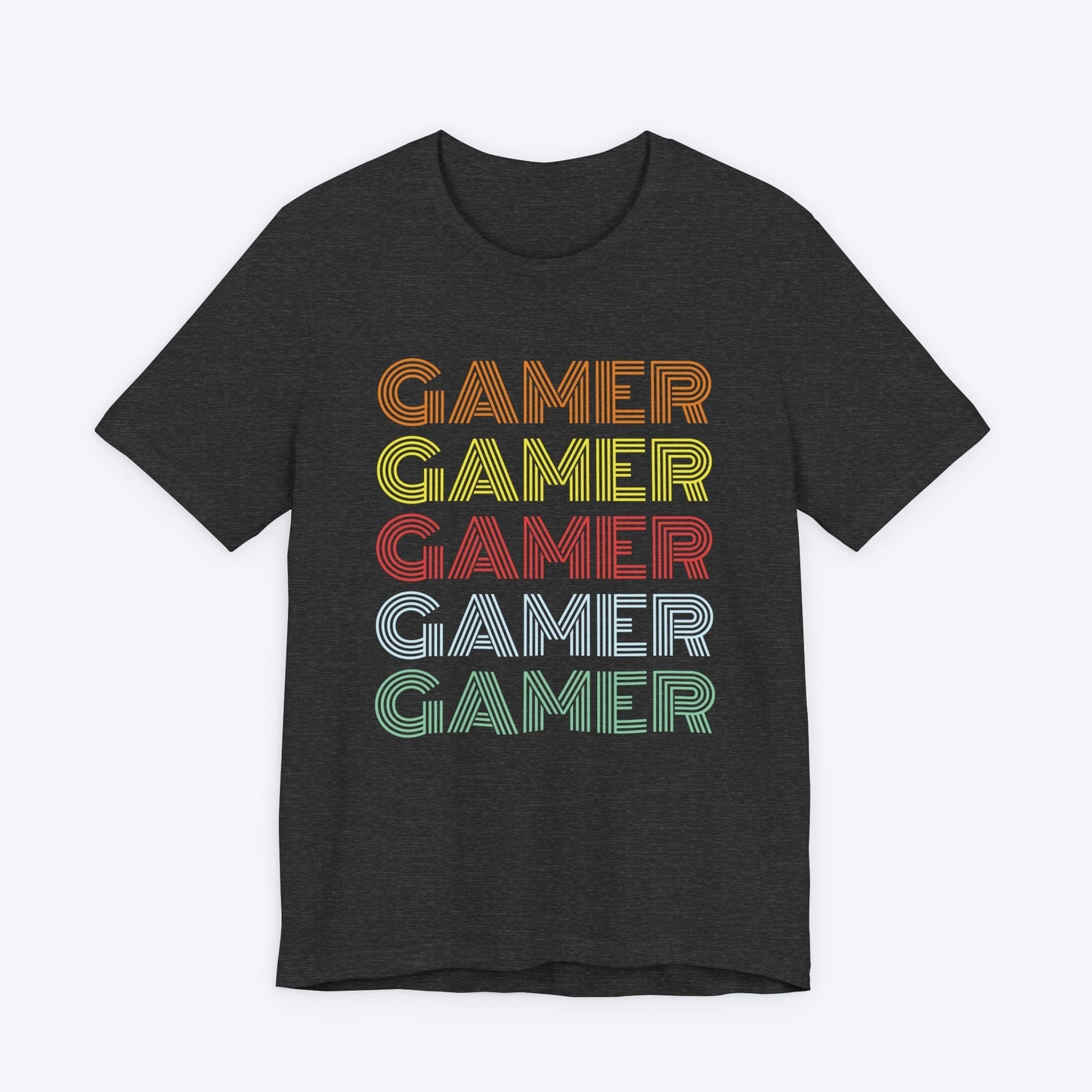 T-Shirt Dark Grey Heather / S Retro Gamer T-shirt