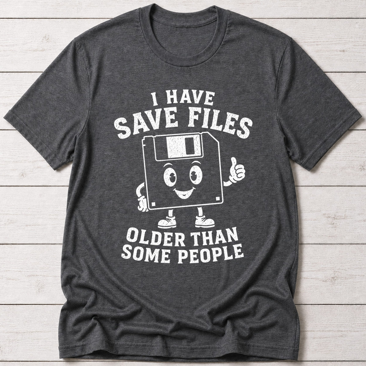 T-Shirt Dark Grey Heather / S Save Files T-shirt