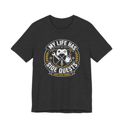 T-Shirt Dark Grey Heather / S Side Quest Crest T-shirt