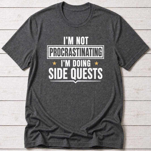 T-Shirt Dark Grey Heather / S Side Quest T-shirt