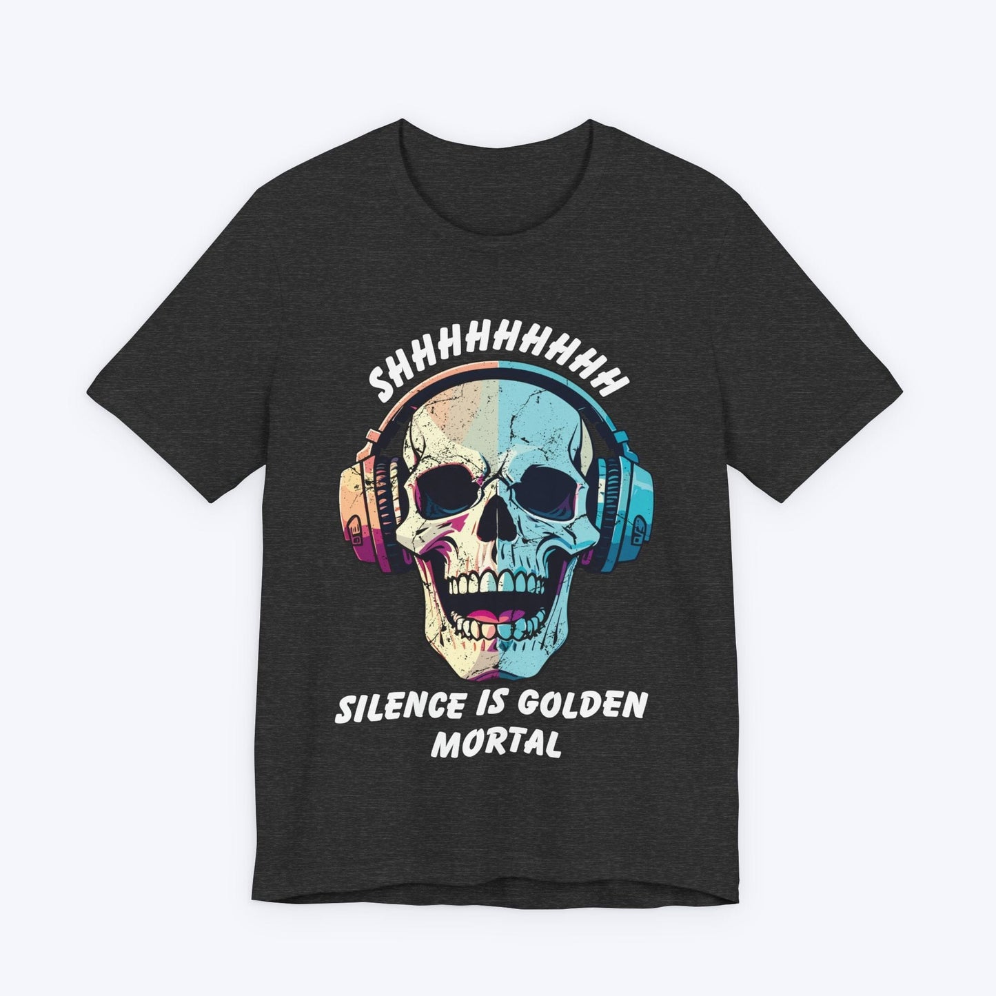 T-Shirt Dark Grey Heather / S Silence is Golden T-shirt