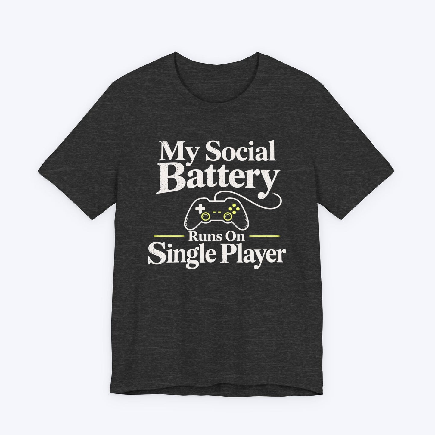 T-Shirt Dark Grey Heather / S Social Battery T-shirt