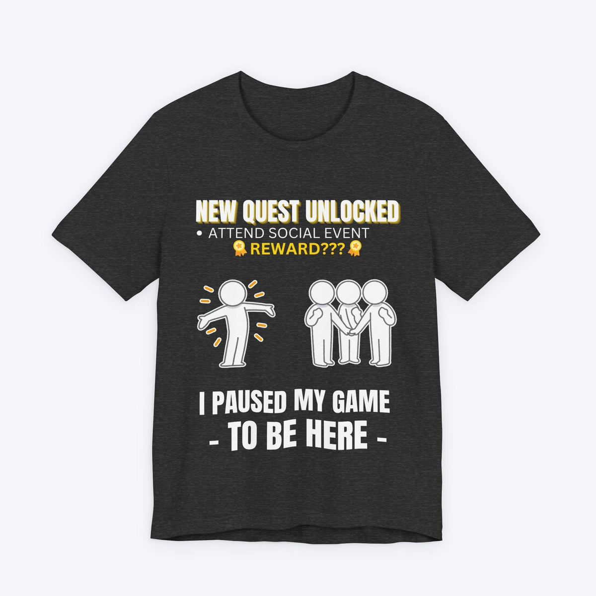 T-Shirt Dark Grey Heather / S Social Event (Gaming) T-shirt