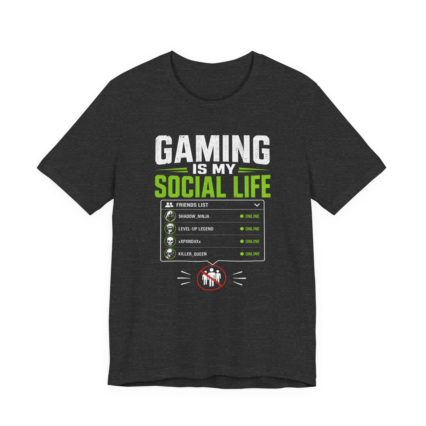 T-Shirt Dark Grey Heather / S Social Lobby T-shirt