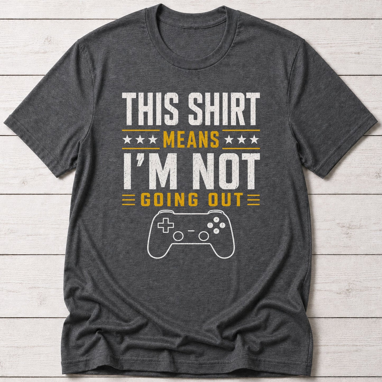 T-Shirt Dark Grey Heather / S Staying Home T-shirt