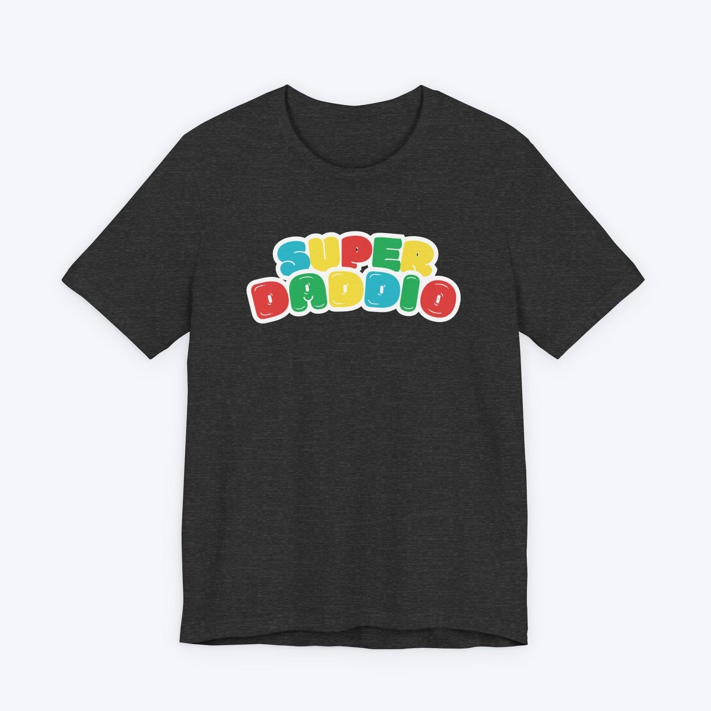 T-Shirt Dark Grey Heather / S Super Daddio (Bubbles) T-shirt