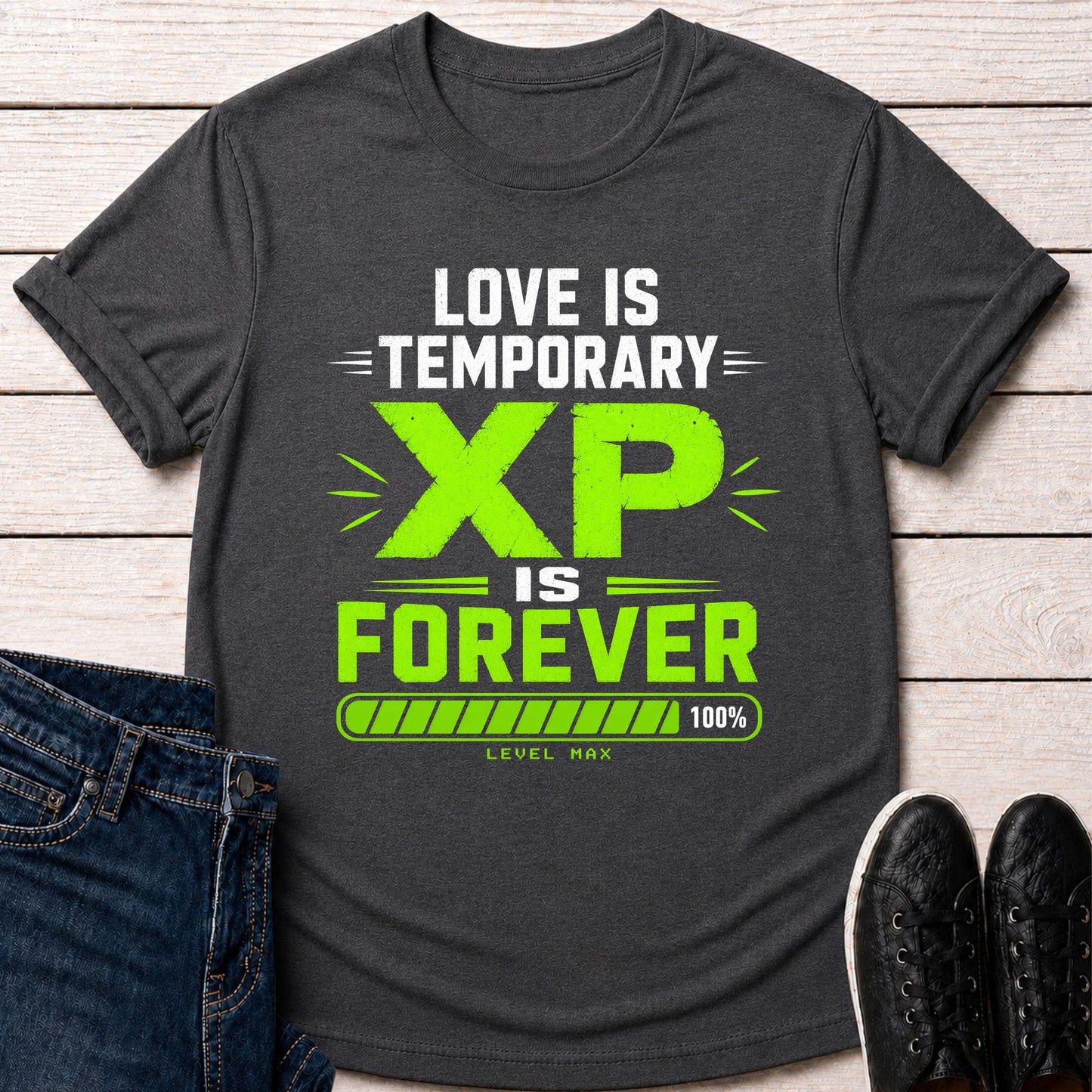 T-Shirt Dark Grey Heather / S Temporary Love T-shirt