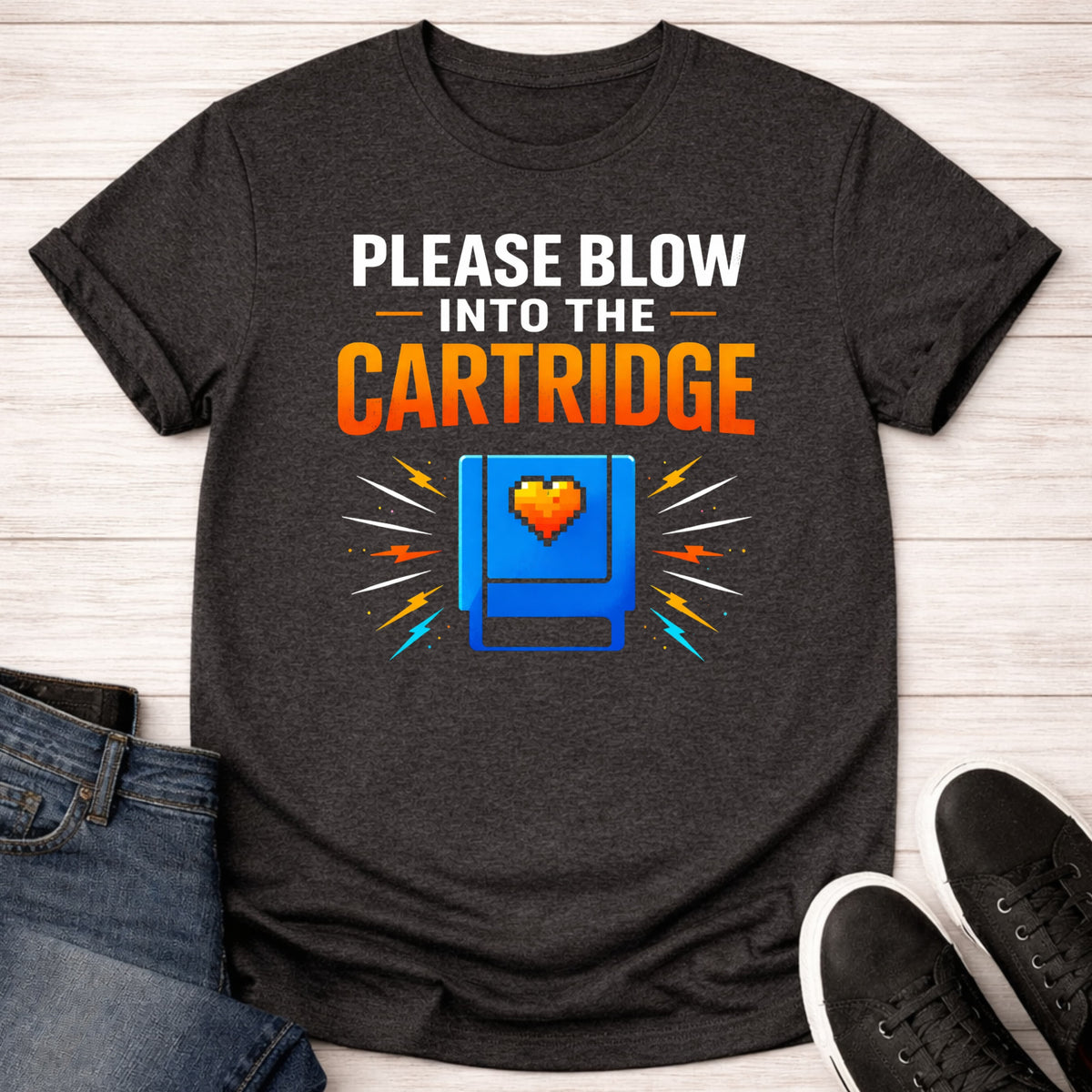 T-Shirt Dark Grey Heather / S The Cartridge Crew T-shirt