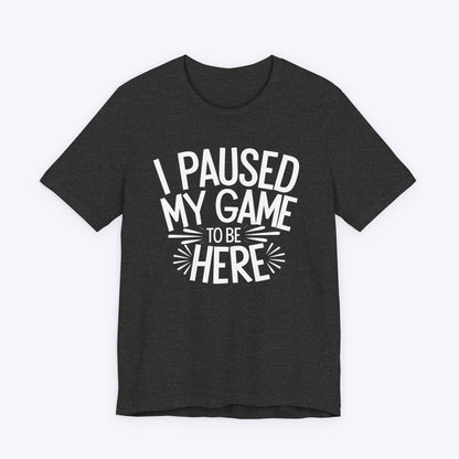 T-Shirt Dark Grey Heather / S This Pause Cost Me XP T-shirt