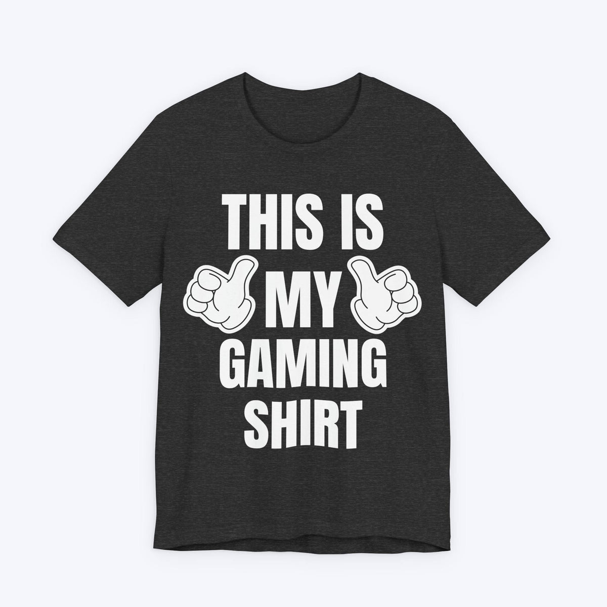 T-Shirt Dark Grey Heather / S Thumbs Up To Gaming T-shirt