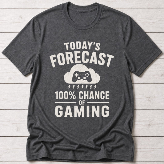 T-Shirt Dark Grey Heather / S Today's Forecast T-shirt