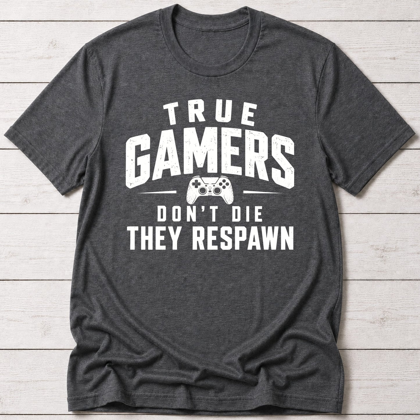 T-Shirt Dark Grey Heather / S True Gamers T-shirt