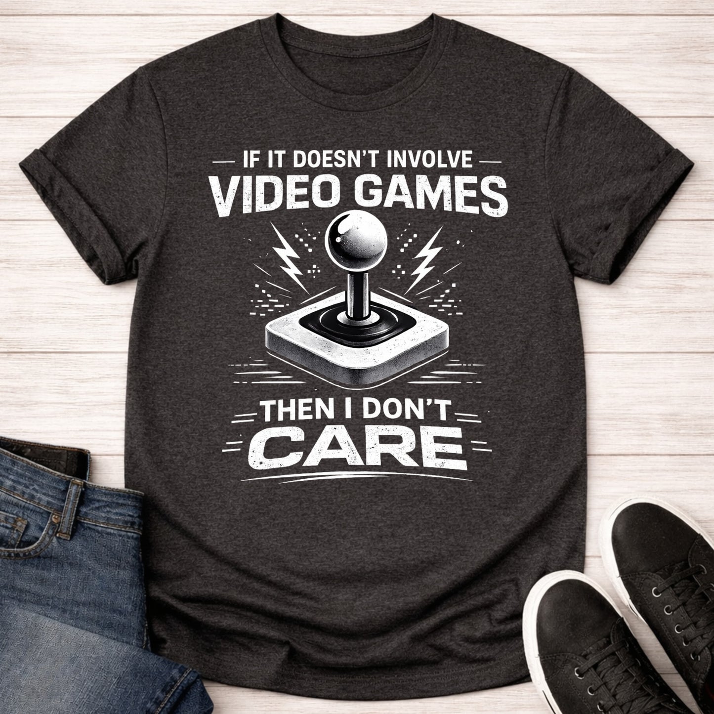T-Shirt Dark Grey Heather / S Video Games or Nothing T-shirt
