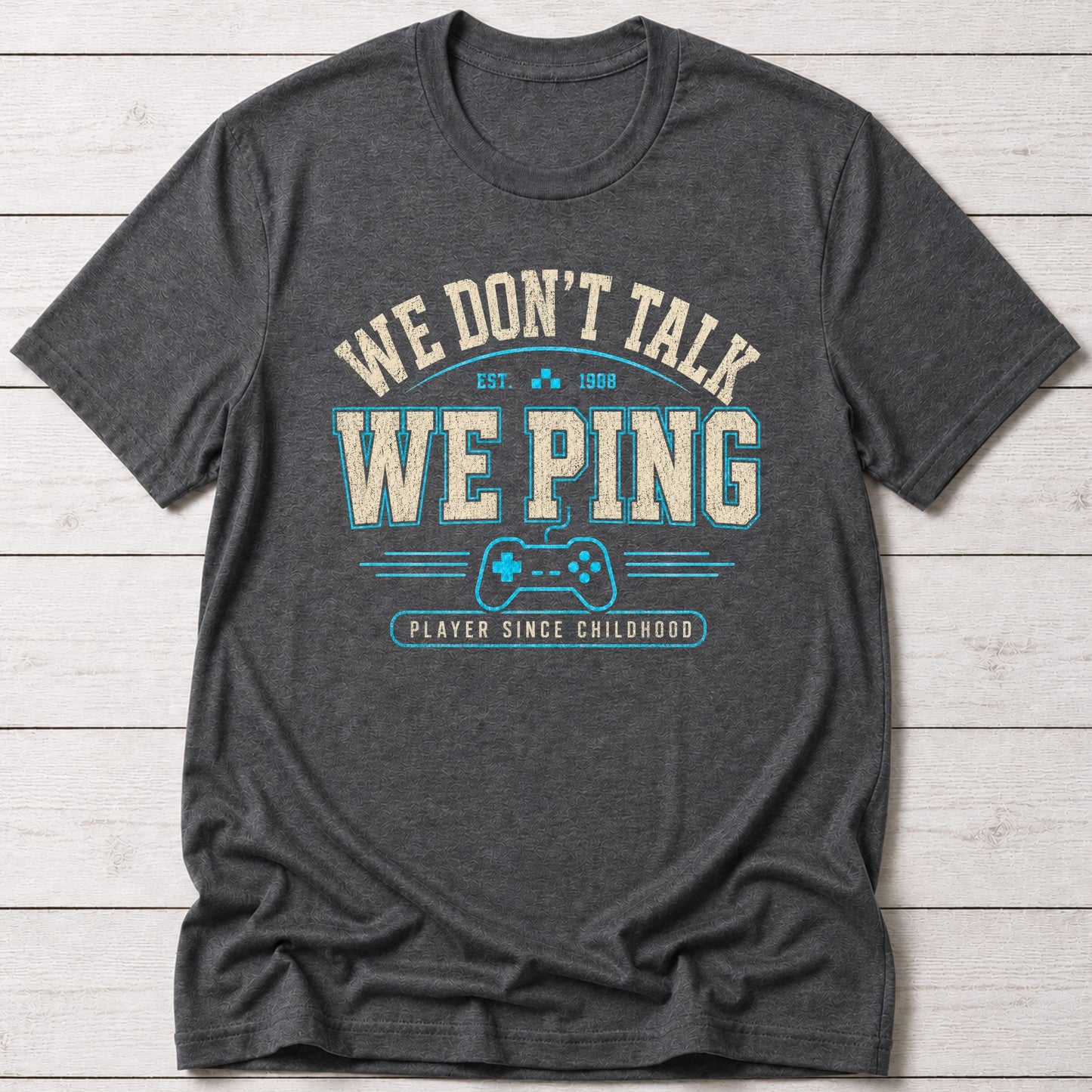 T-Shirt Dark Grey Heather / S We Ping T-shirt