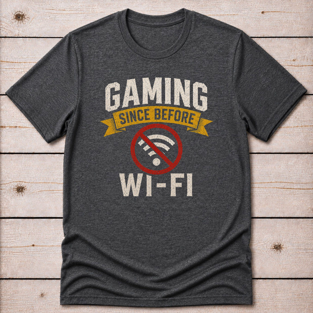 T-Shirt Dark Grey Heather / S Wi-Fi Free T-shirt