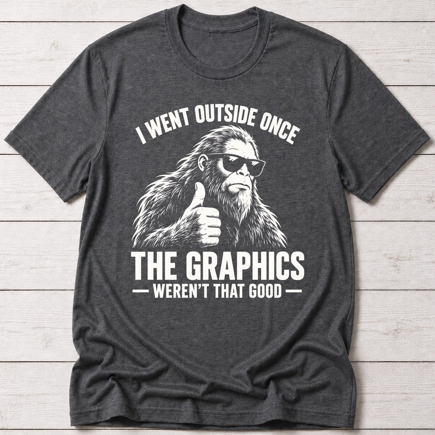 T-Shirt Dark Grey Heather / S Would Not Recommend T-shirt