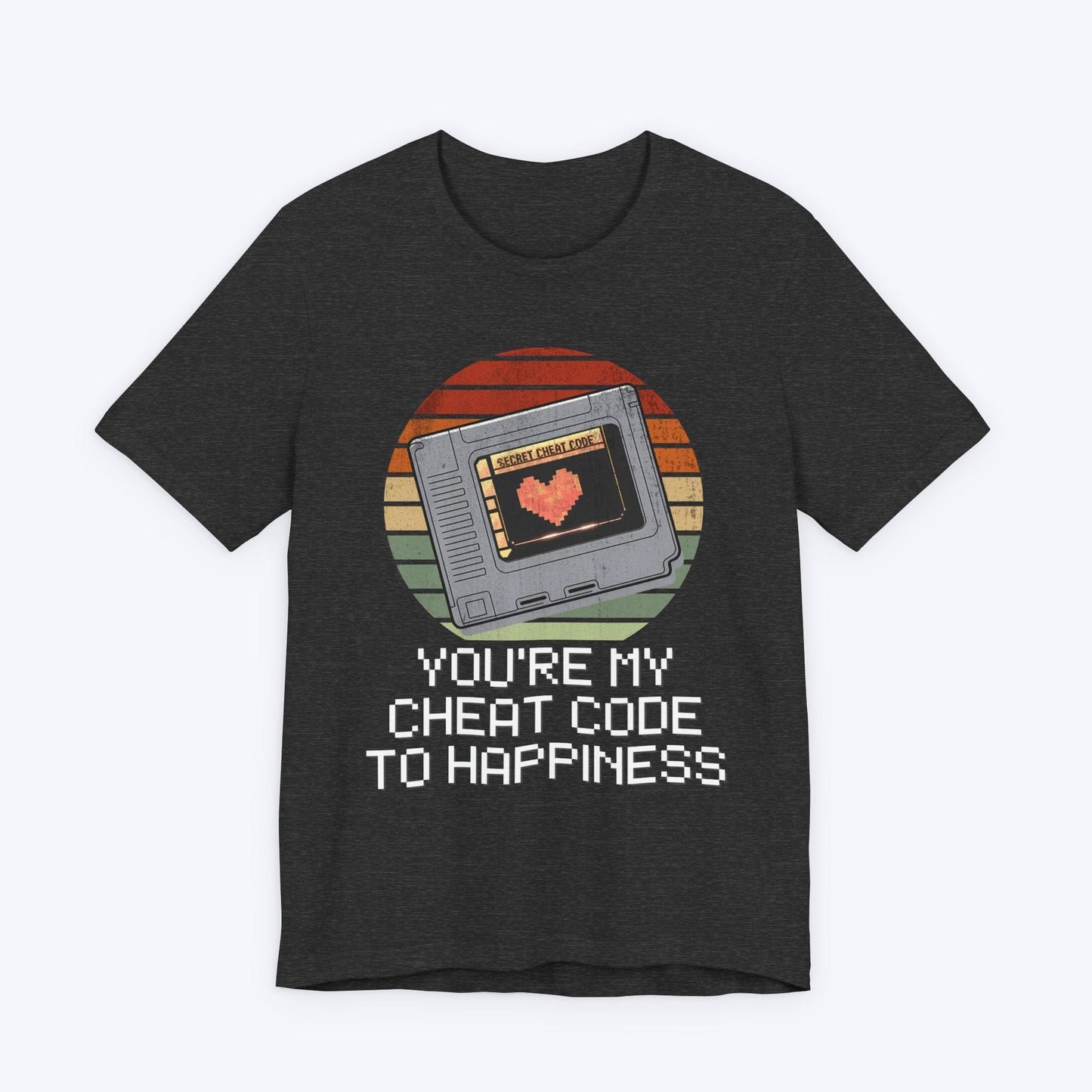 T-Shirt Dark Grey Heather / S You're My Cheat Code To Happiness T-shirt
