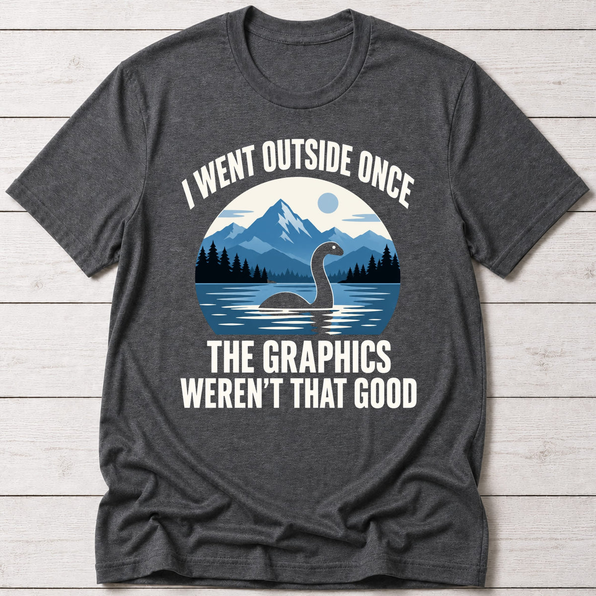 T-Shirt Dark Grey Heather / S Zero Nessie Sightings T-shirt