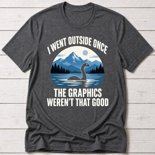 T-Shirt Dark Grey Heather / S Zero Nessie Sightings T-shirt