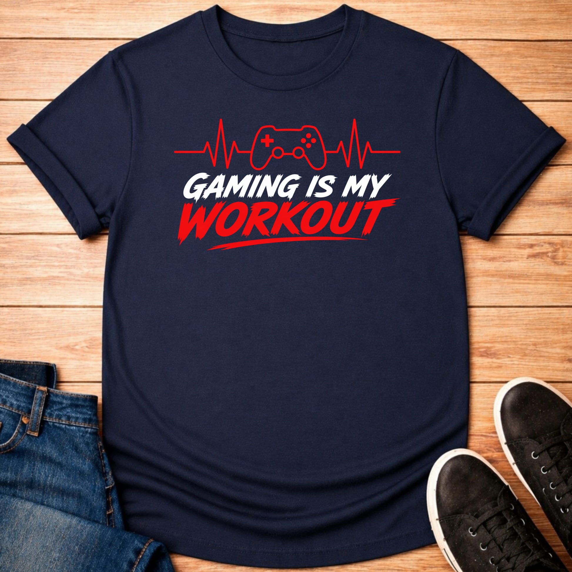 T-Shirt Gaming is My Workout T-shirt