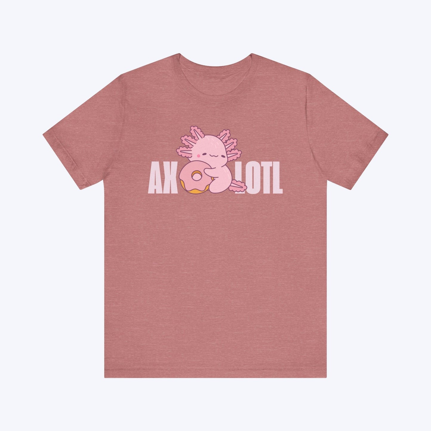 T-Shirt Heather Mauve / S Hungry Axolotl T-shirt