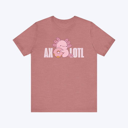 T-Shirt Heather Mauve / S Hungry Axolotl T-shirt