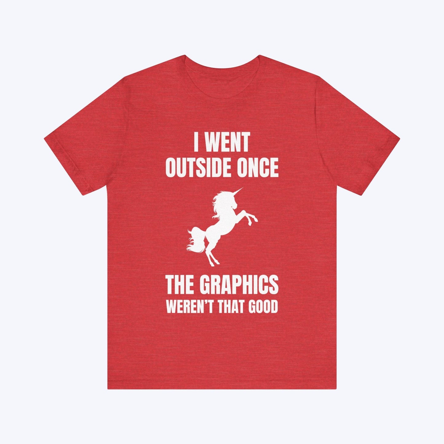 T-Shirt Heather Red / S Disappointed Unicorn T-shirt