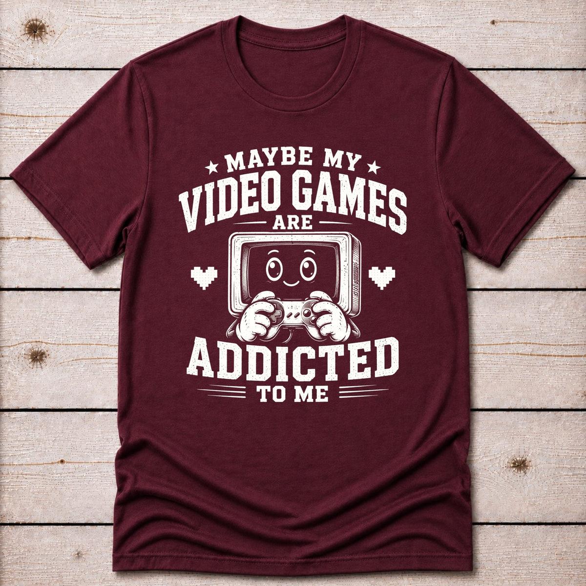 T-Shirt Maroon / S Addicted To Me T-shirt