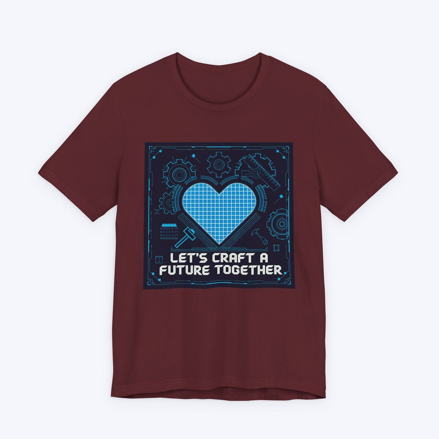 T-Shirt Maroon / S Blueprint for Love T-shirt