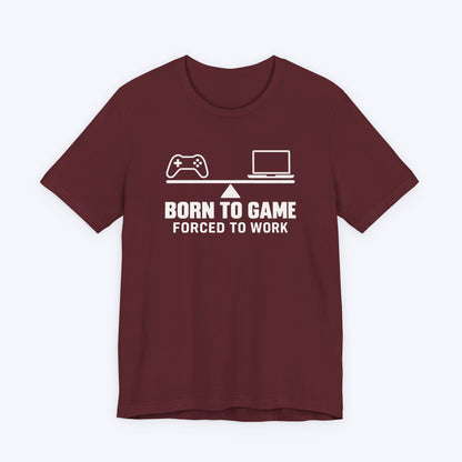 T-Shirt Maroon / S Born > Forced T-shirt