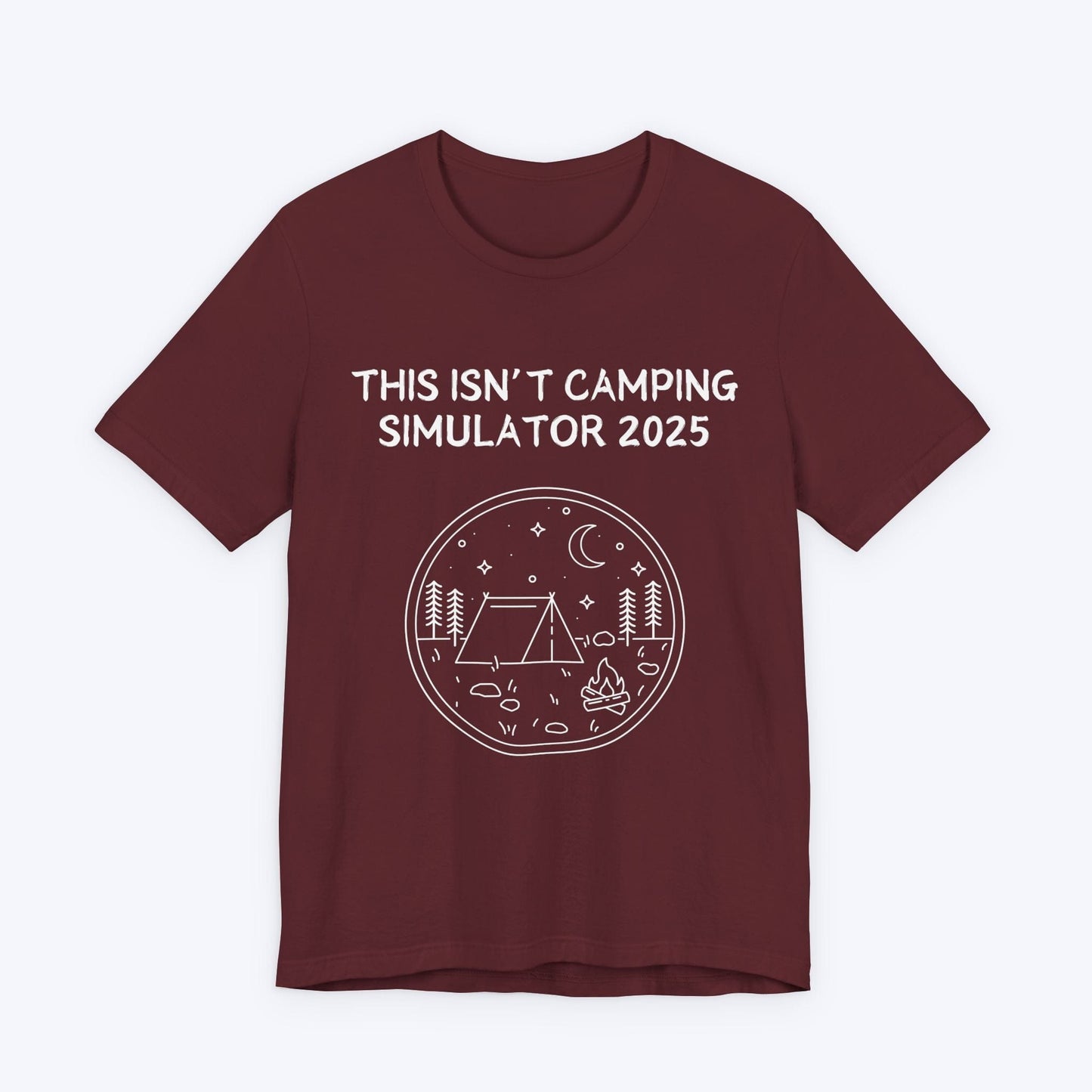 T-Shirt Maroon / S Camping Simulator "Gamer" T-shirt