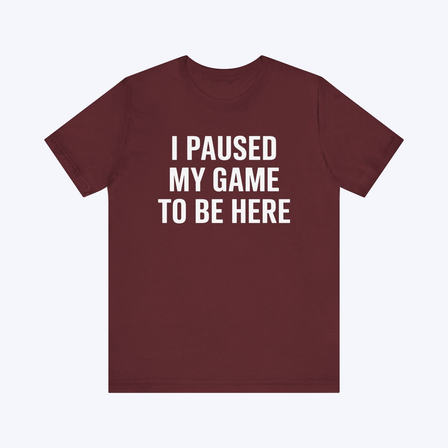 T-Shirt Maroon / S Clean Pause T-shirt