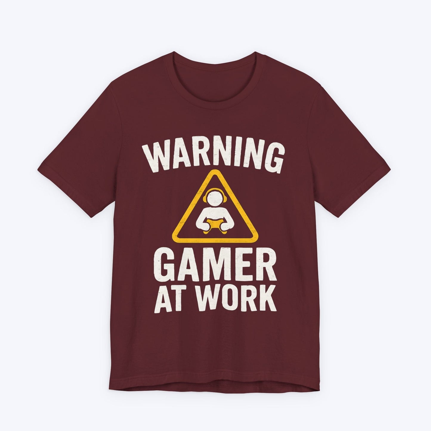 T-Shirt Maroon / S Danger: Gamer at Work T-shirt