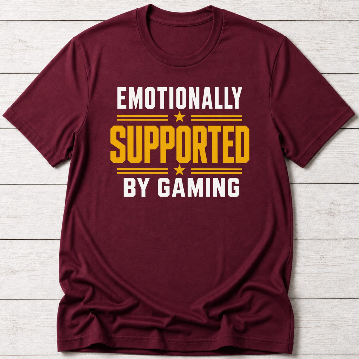 T-Shirt Maroon / S Emotional Gamer T-shirt