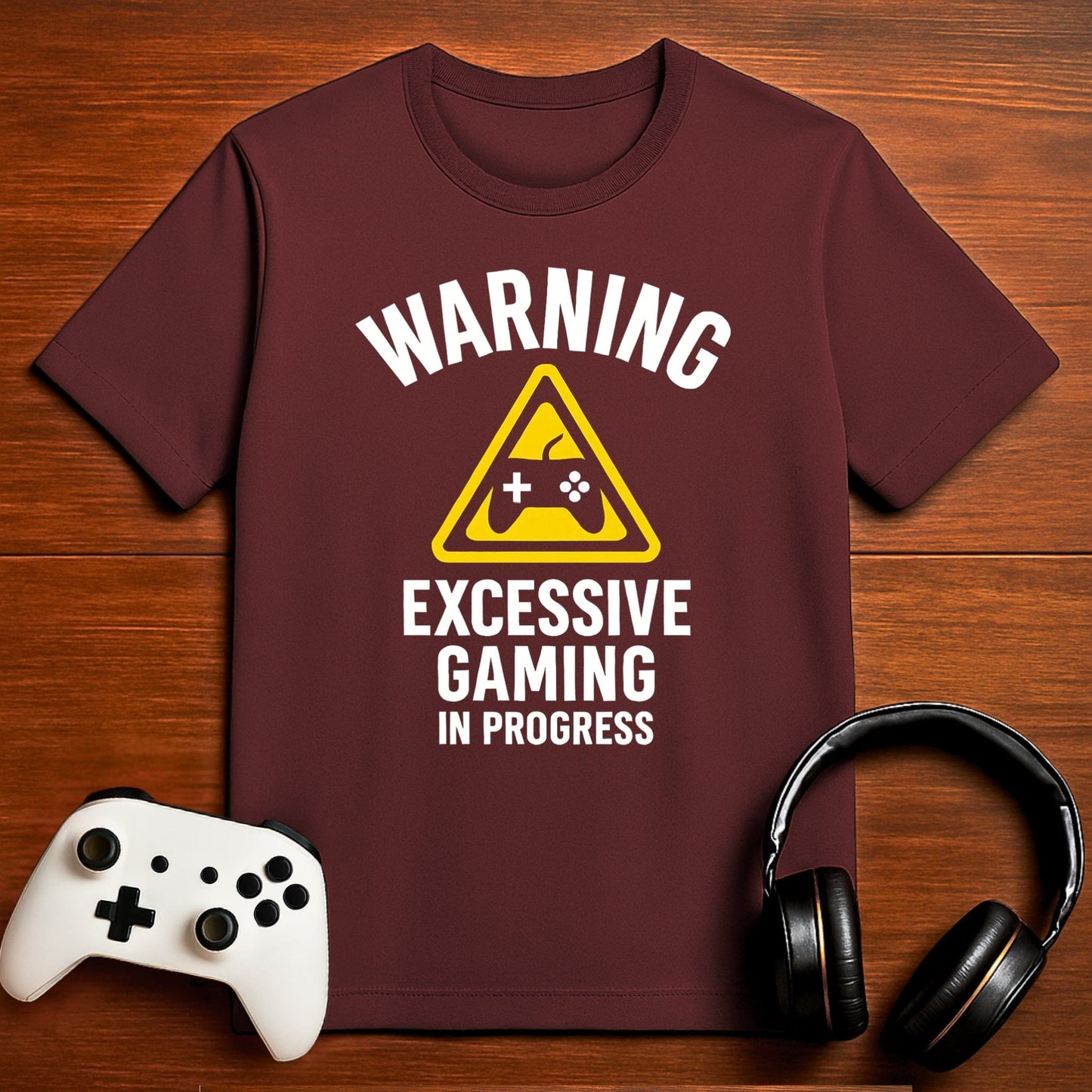 T-Shirt Maroon / S Excessive Gaming in Progress T-shirt
