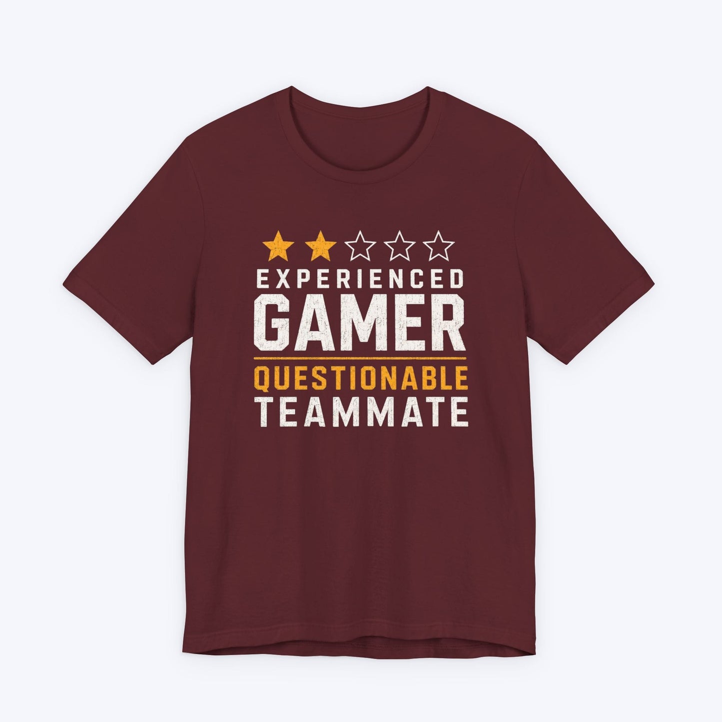 T-Shirt Maroon / S Experienced Gamer T-shirt