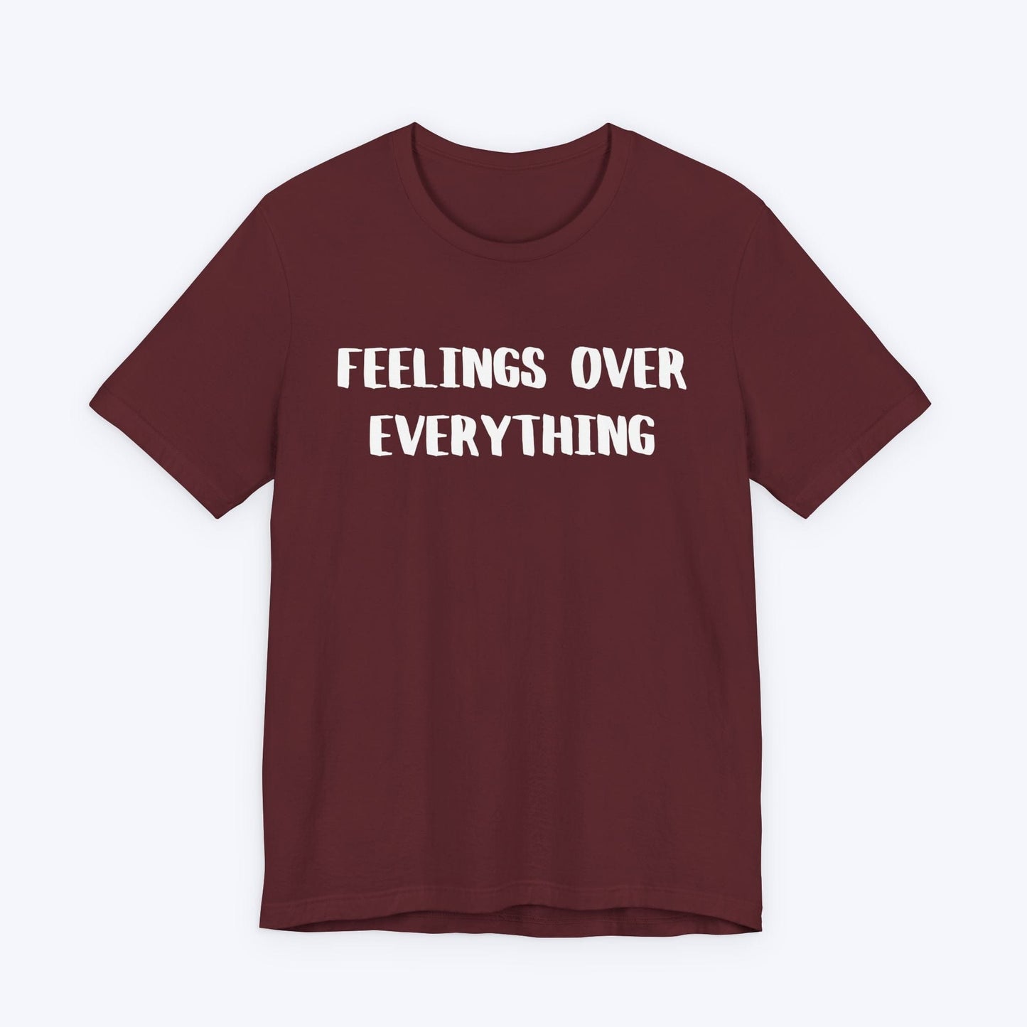 T-Shirt Maroon / S Feelings Over Everything "FOE" T-shirt