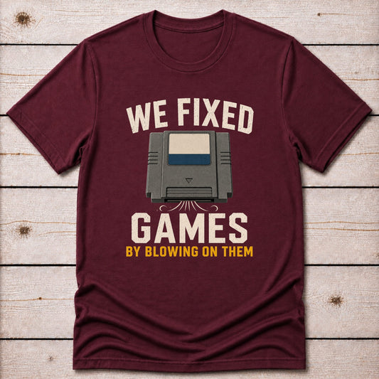 T-Shirt Maroon / S Game Fixer T-shirt