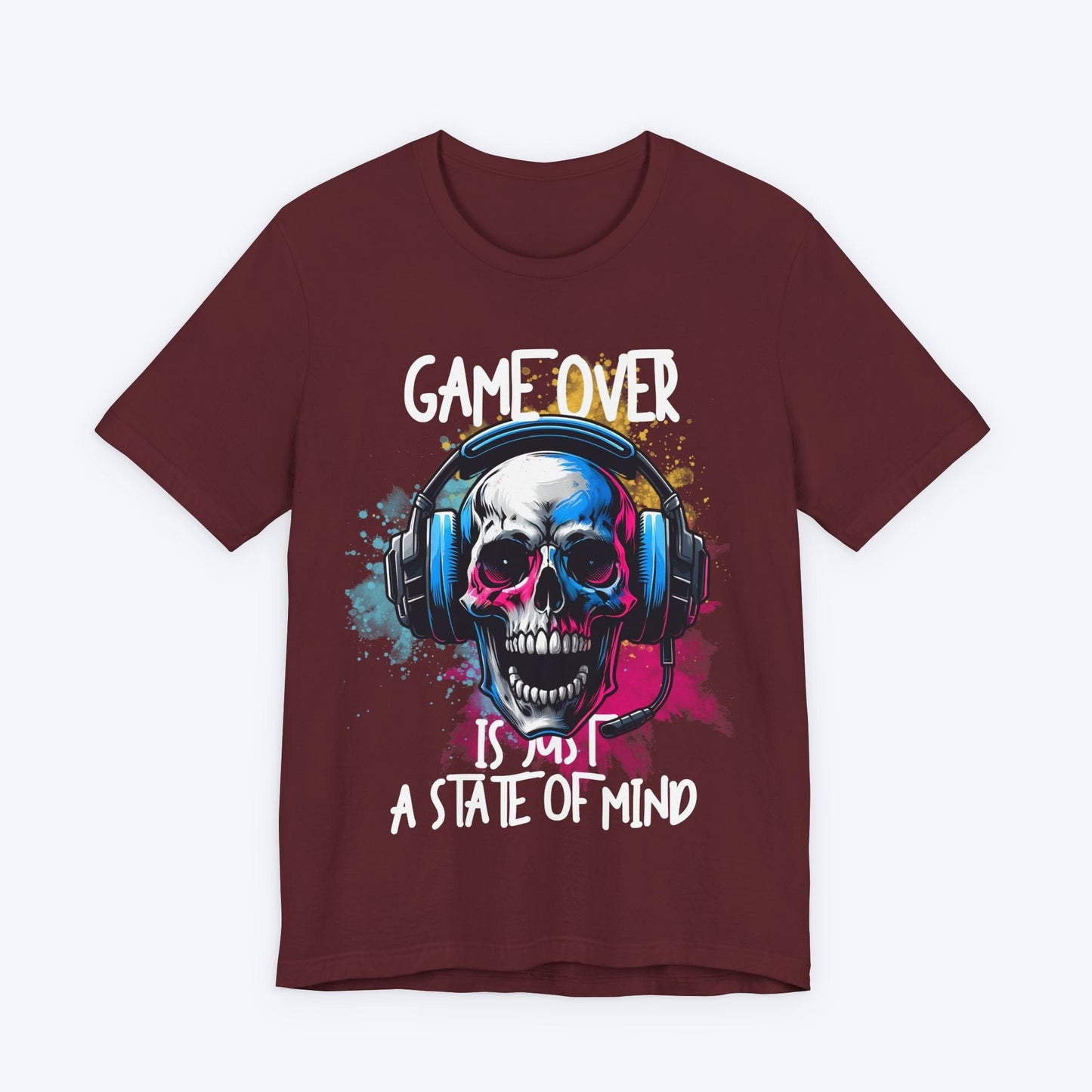 T-Shirt Maroon / S GAME OVER - State of Mind T-shirt