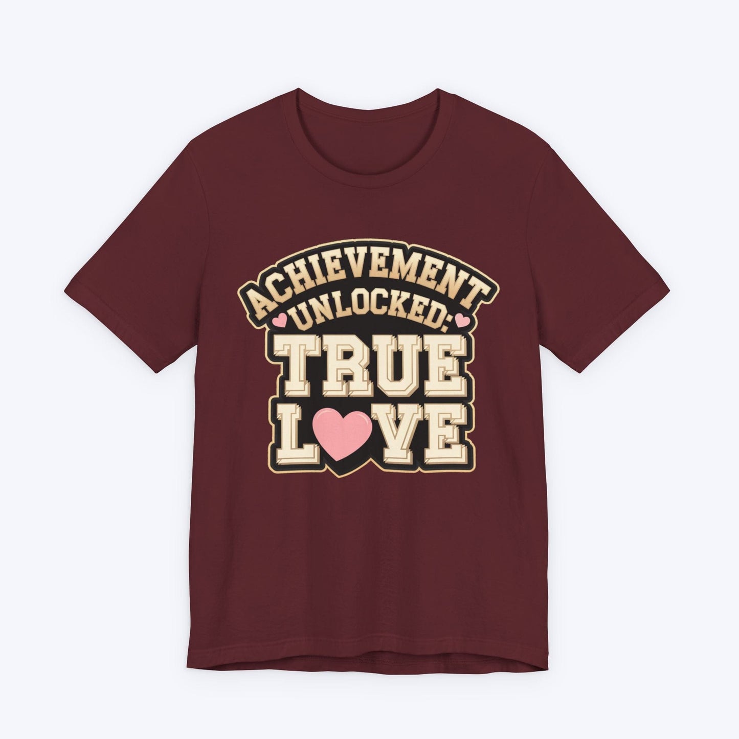 T-Shirt Maroon / S Gamer Love Story T-shirt