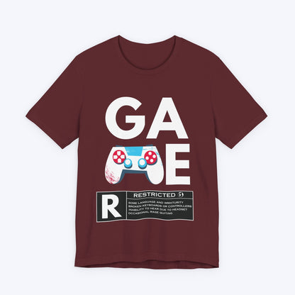T-Shirt Maroon / S Gamer Restricted T-shirt