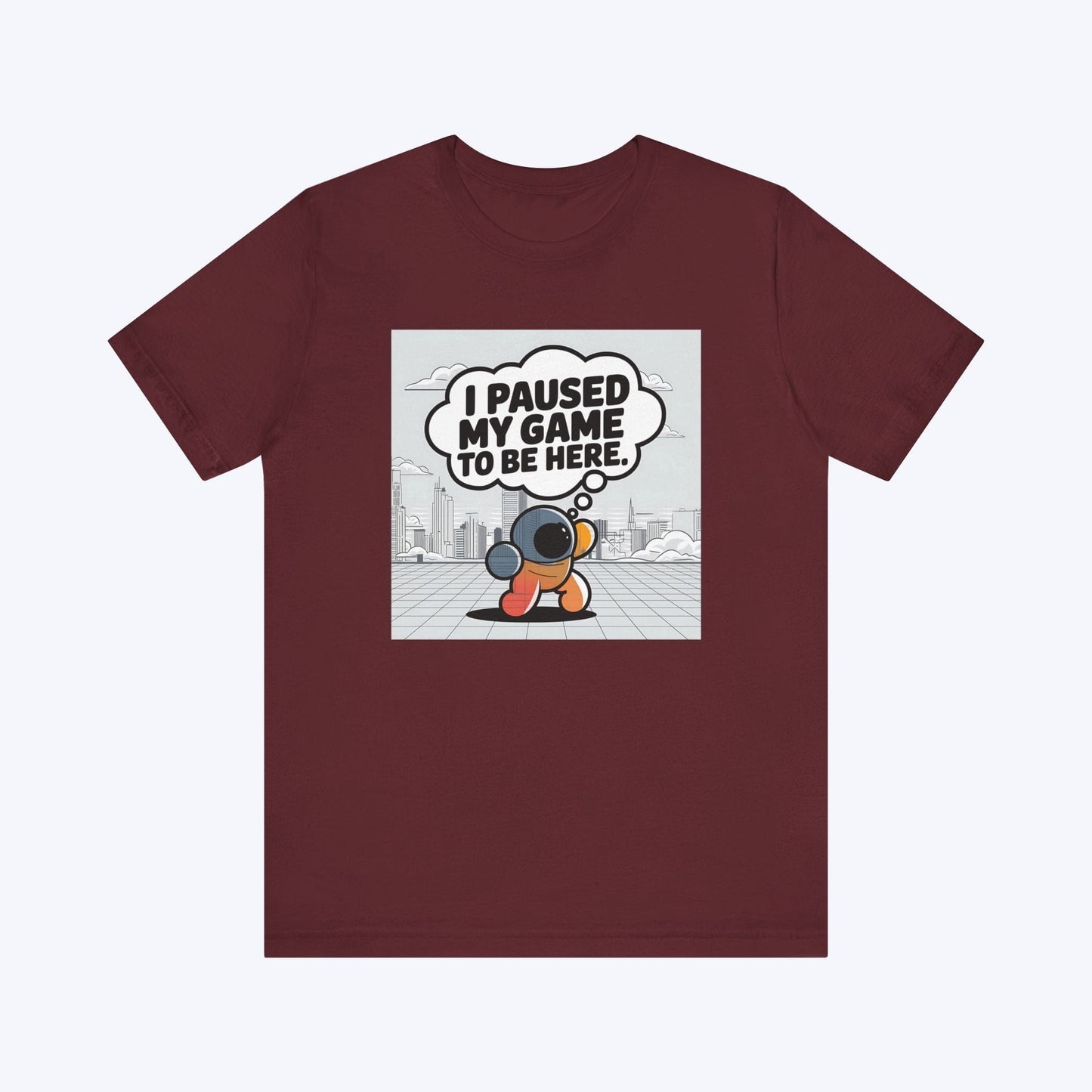 T-Shirt Maroon / S Gaming IRL is Buggy T-shirt