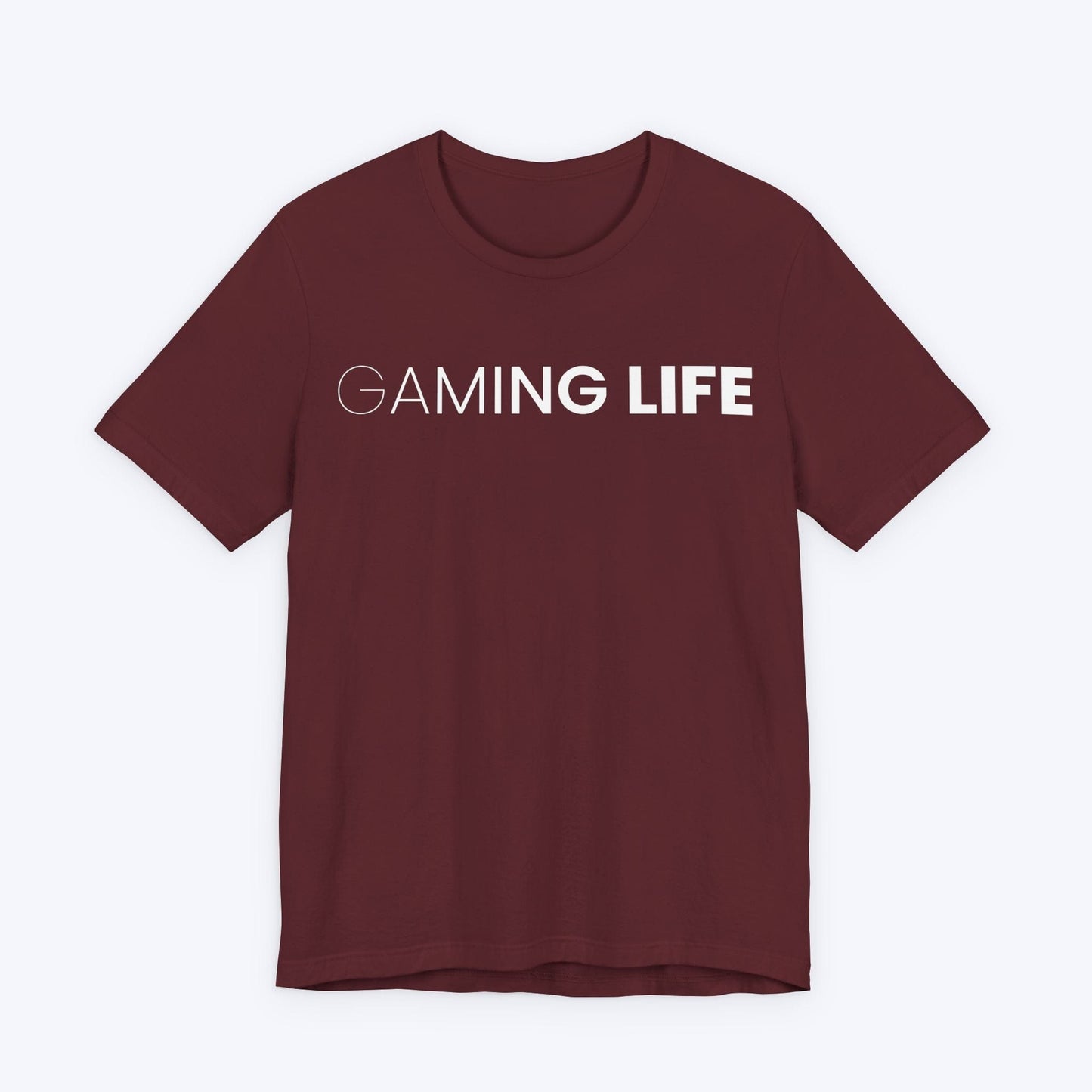 T-Shirt Maroon / S Gaming Life Evolution T-shirt