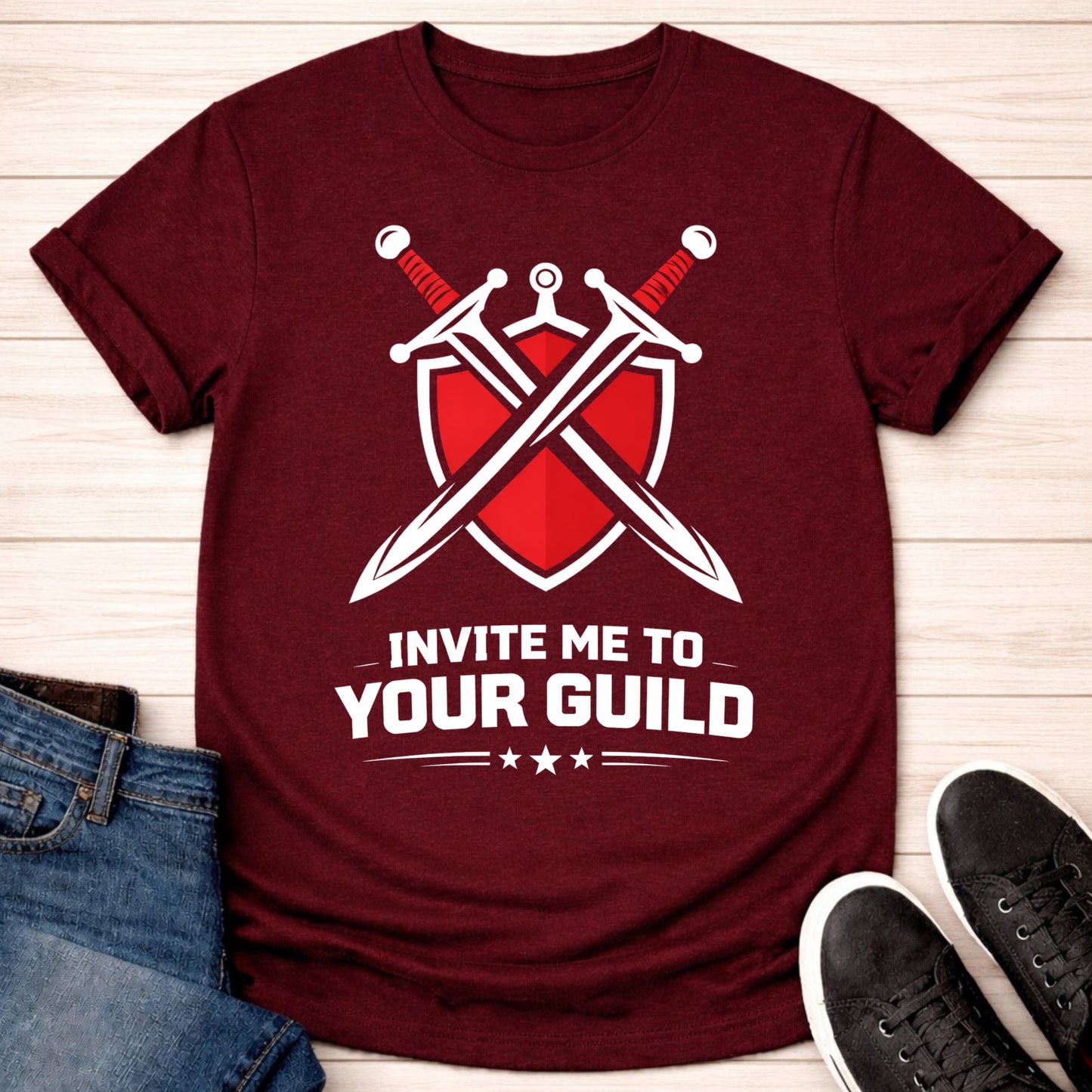 T-Shirt Maroon / S Guild Invitation T-shirt