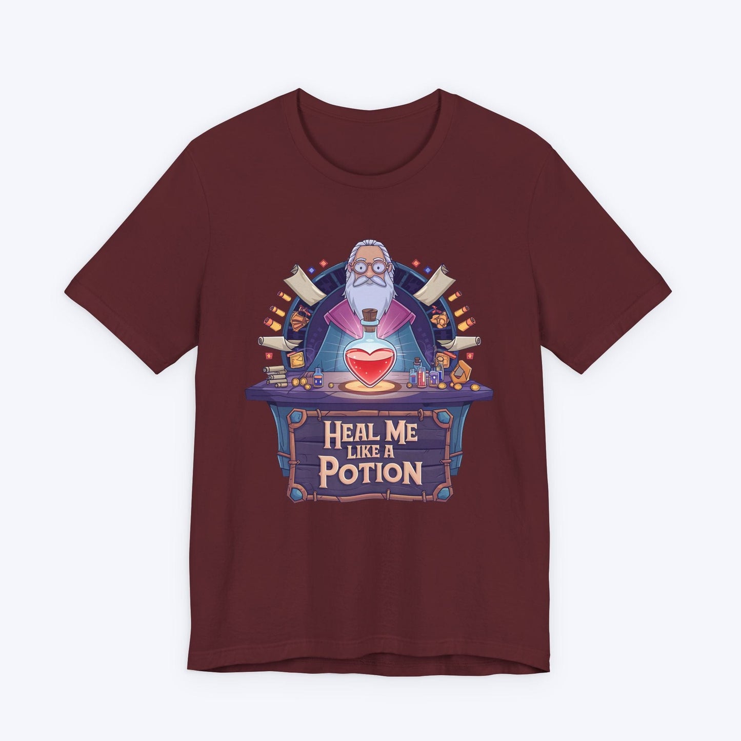 T-Shirt Maroon / S Heal Me Like A Potion T-shirt