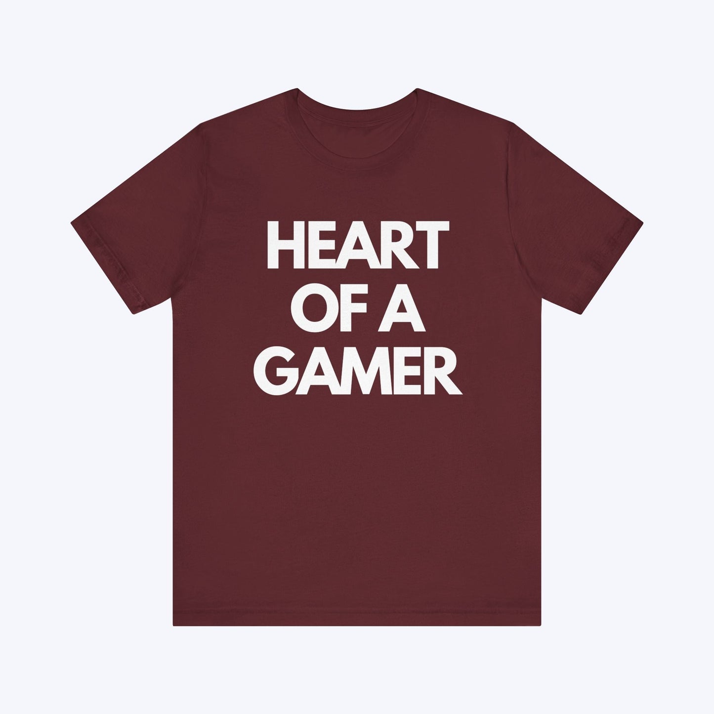 T-Shirt Maroon / S Heart of a Gamer T-shirt