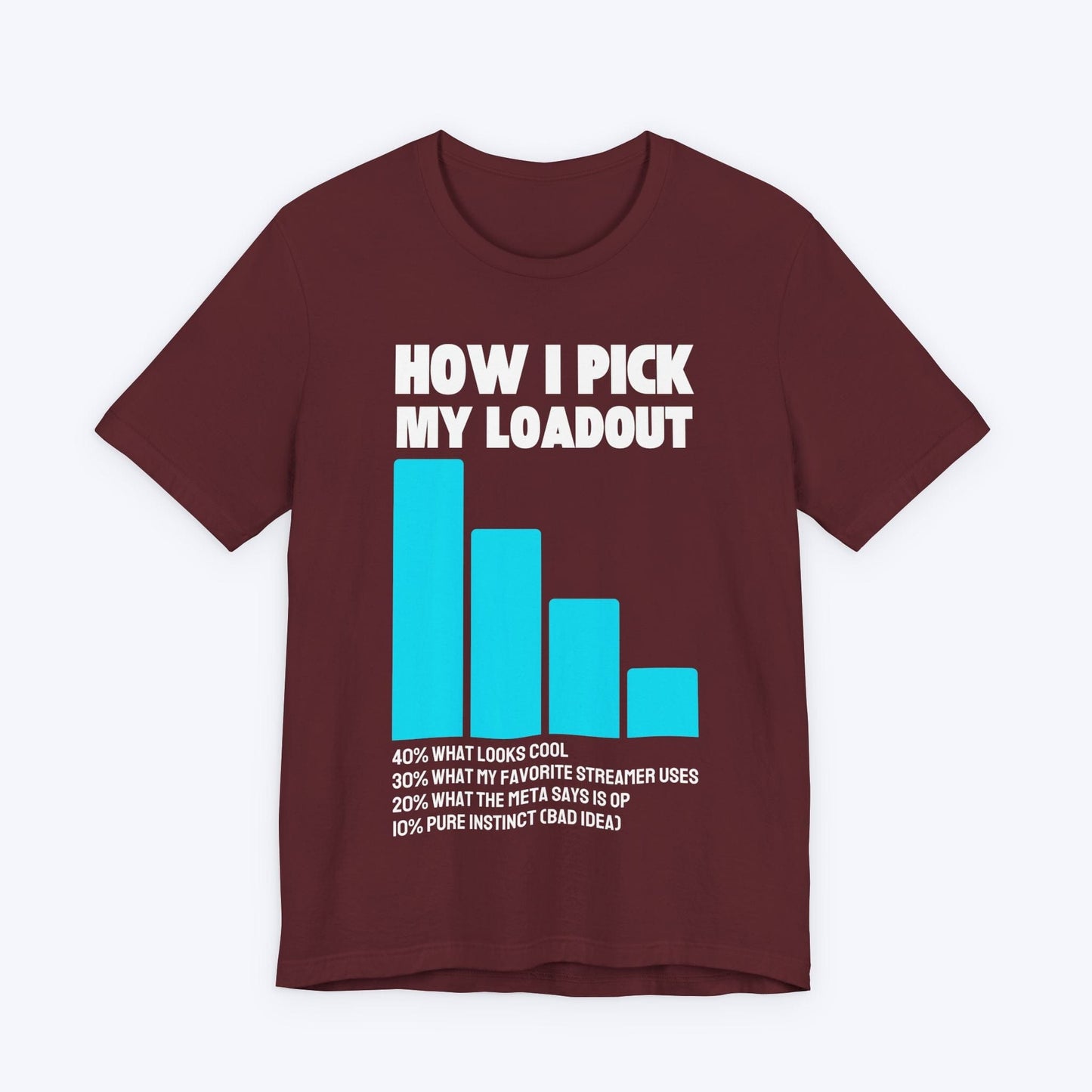 T-Shirt Maroon / S How I Pick My Loadout T-shirt